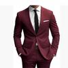 Men's European & American Casual Suit Trousers Two-Piece Set: Wedding Banquet Suit Jacket (2026 Collection)