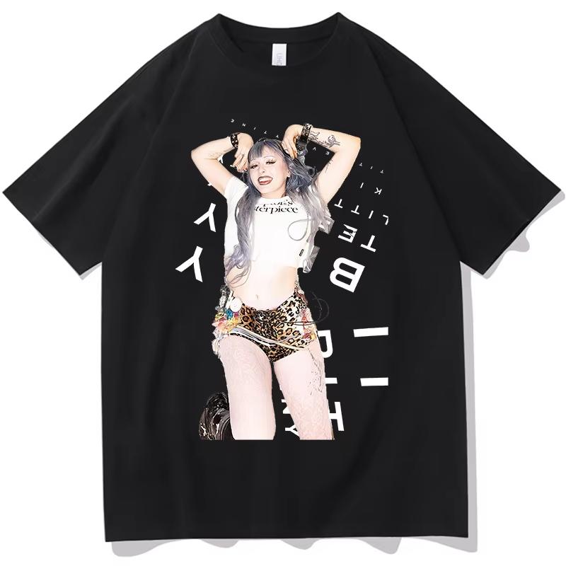 

2026 Ashnikko Itty Bitty Tour T-Shirt Summer Unisex Fashion Graphic Streetwear Short Sleeve Aesthetic Unisex Hip Hop Tees Ins... S разноцветный