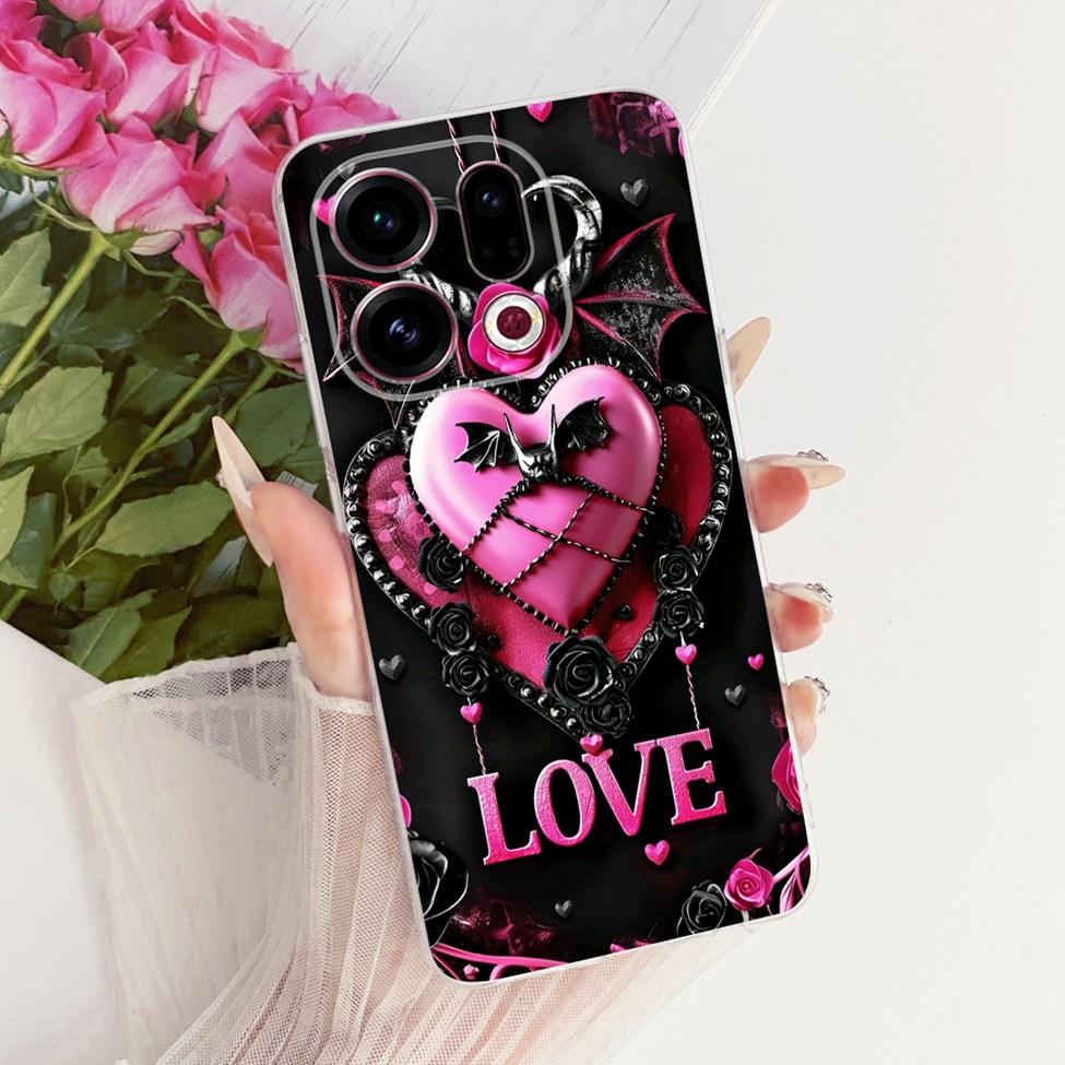 Clear For Oppo Find X9 Case Cover Cute Cat Fashion Butterfly Luxury Painted Soft Casing For Oppo CPH2797 PLJ110
