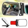 Car Baby Mirrors Adjustable Kid Safety Rear View Monitor Reversing Assist Kit Convex Lens Blind Spot Mirror Paste Type