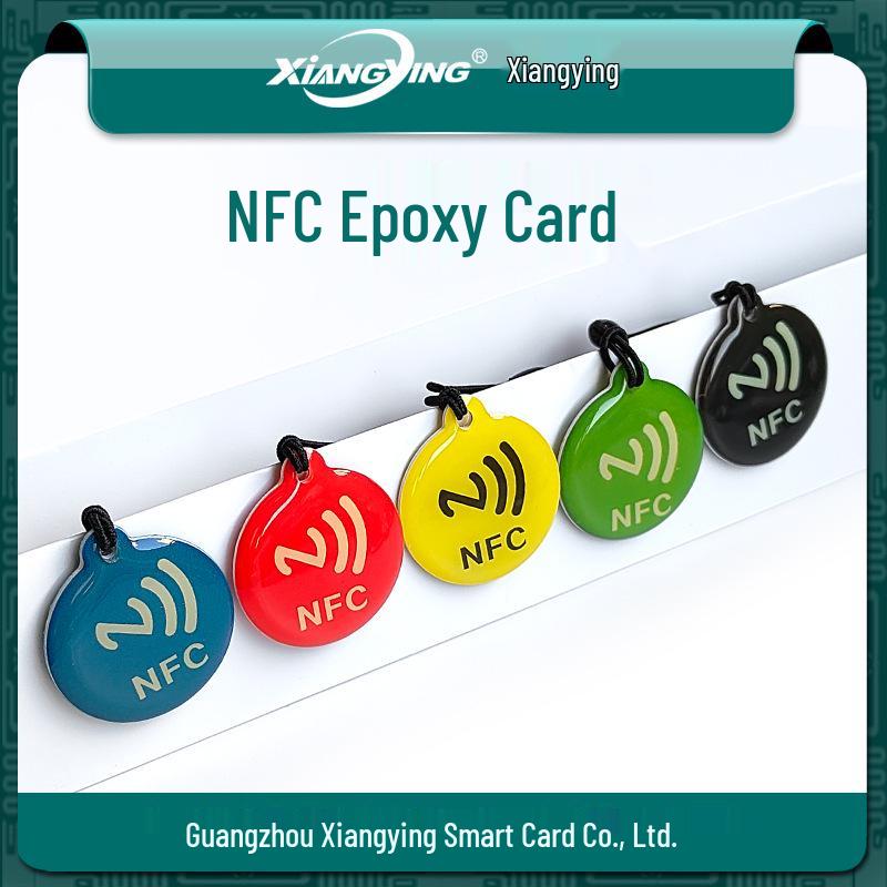 NTAG213 NFC Epoxy Card - One-Touch Social Tool and Electronic Tag