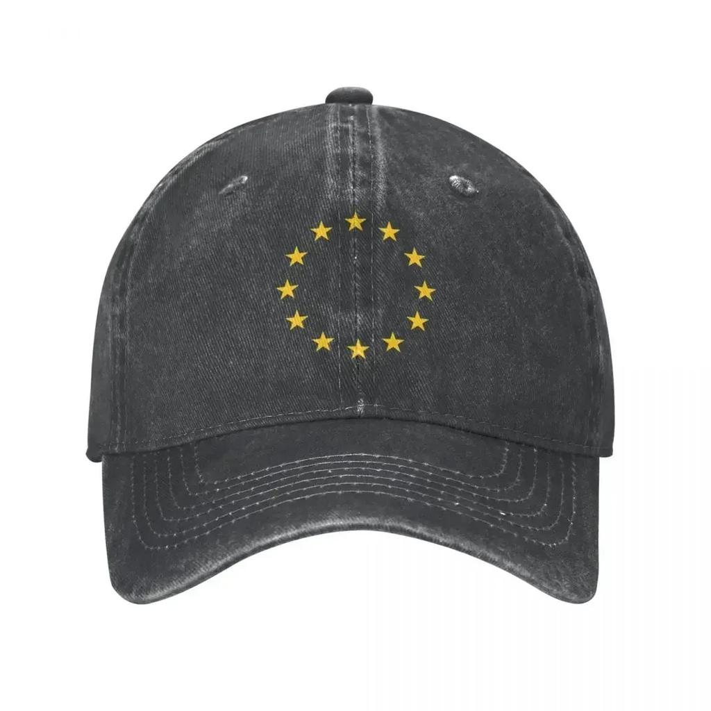 EU Europa Europäische Union Europäische Flagge EU Sterne Baseballkappe Rave Streetwear Damenmütze Herren