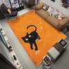 Simple Cute Decorative Carpet Living Room Home Decoration Mat Cat Pattern Bedside Easy Cleaning Foldable Lounge Rug Bedroom