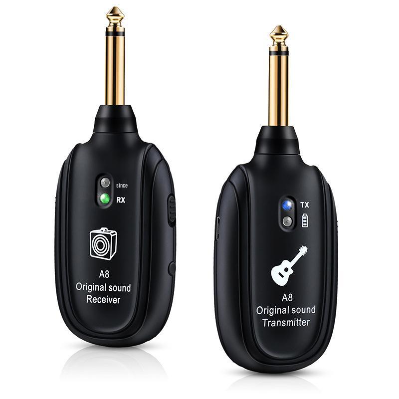 A8 Electric Guitar Wireless Transceiver Pickup System with Self-Connection