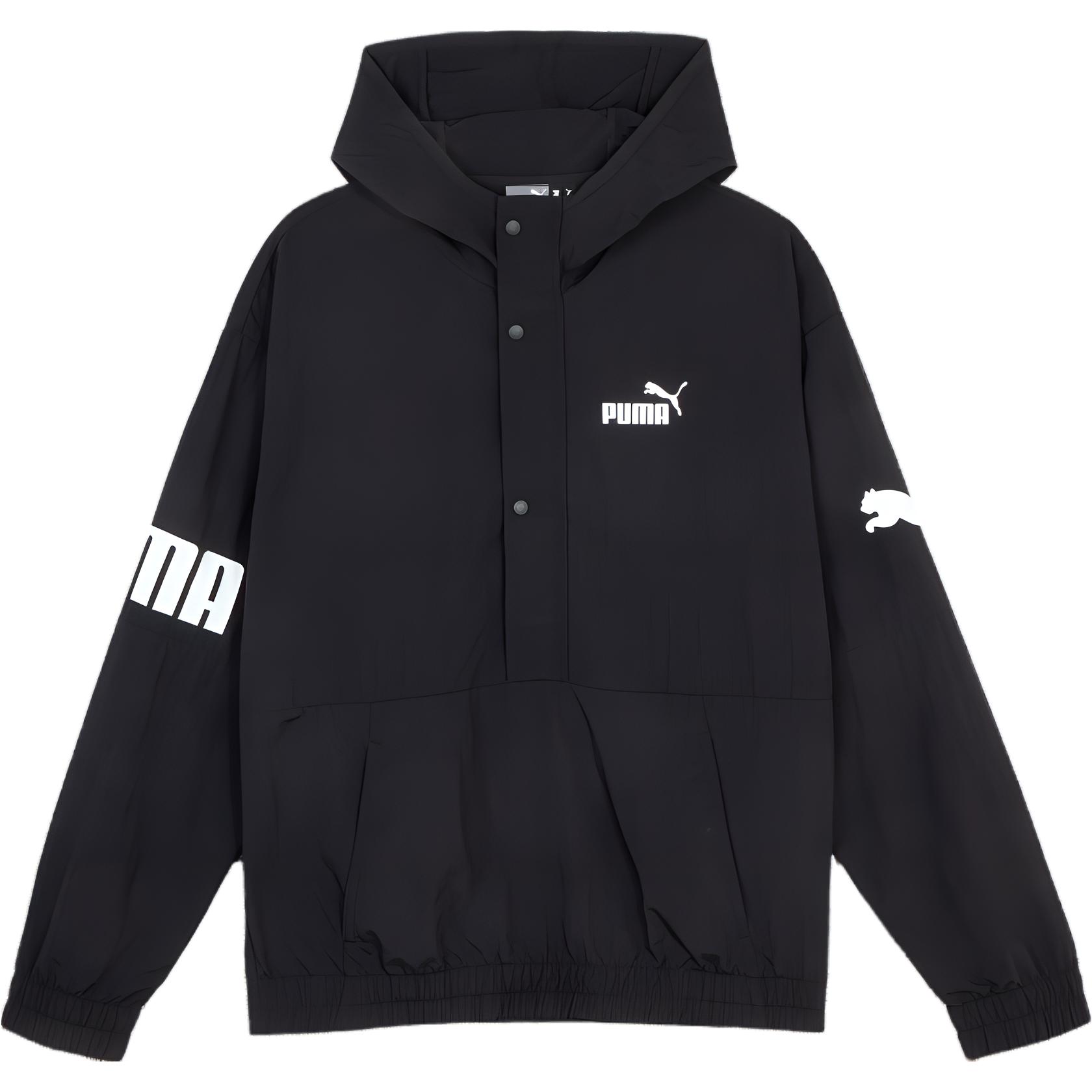

Puma Logo Casual Pullover Long Sleeve Jacket Men jackets Black 683795-01 L