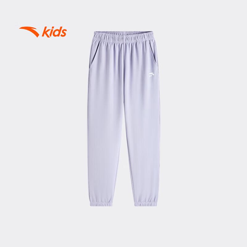 Anta Kids Unisex Loose Tapered Quick-Dry Knit Sports Pants 180