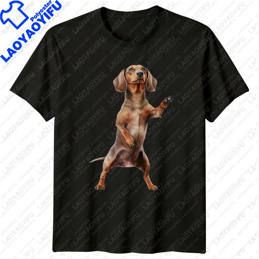 Dachshund Dog Animal Mens Tshirt Womens Tea Pattern Boyfriend Style Top Highend Mens Clothing
