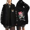 Japanese Anime ONE PIECE Hoodies Men Kawaii Harajuku Manga Graphic Zipper Coats Monkey D. Luffy Printed Streetwear Sweatshirts Unisex Pullovers Tops