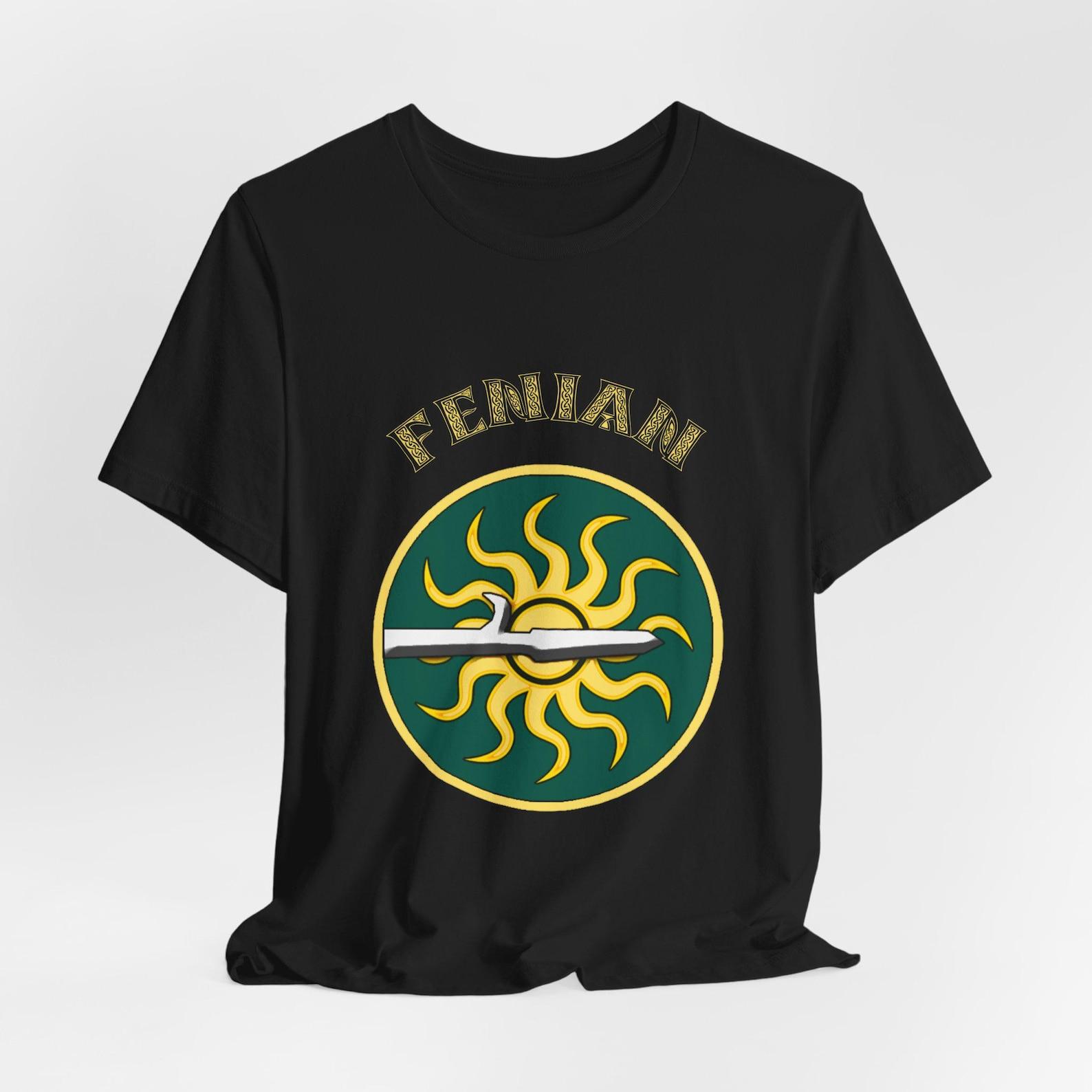 Fenian , United Ireland 1909 smybol T-Shirt | Irish Celtic Unisex , Bella and Canvas M