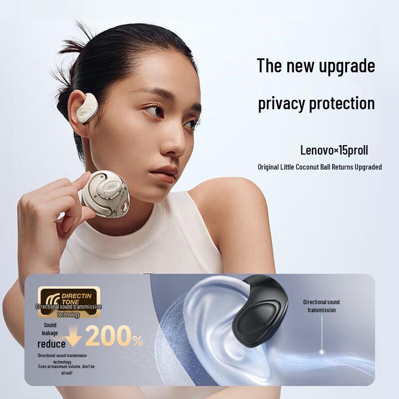 Lenovo ThinkPlus X15PRO II Ear-hook Bluetooth Headset
