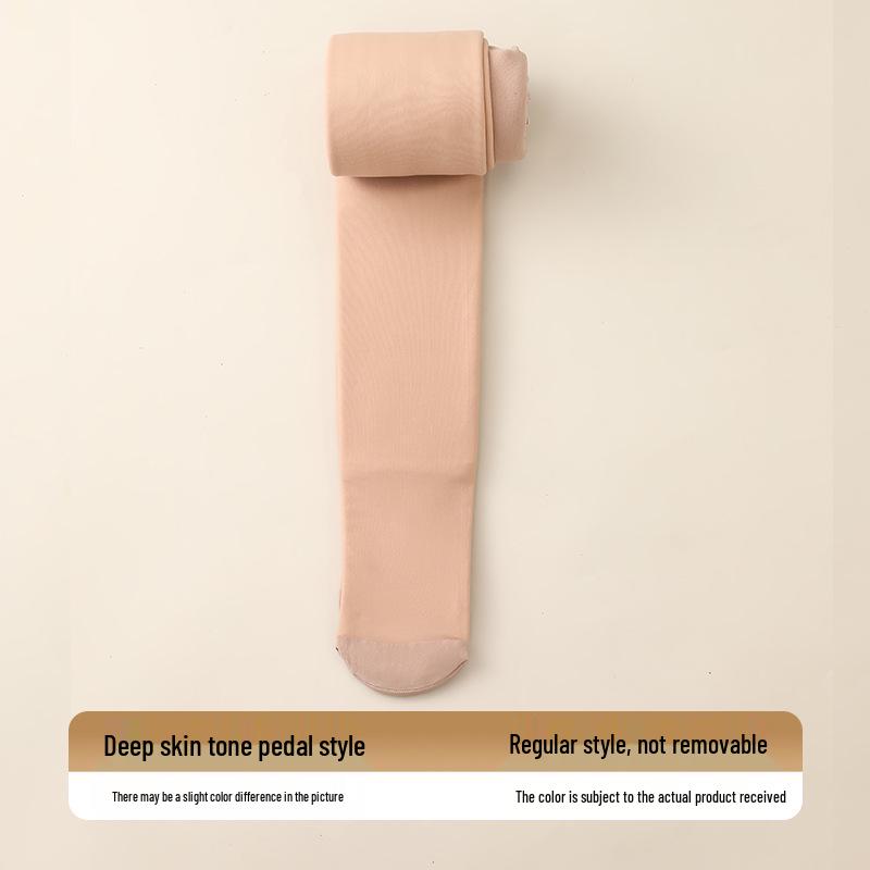 2025 Dubbellaags Dik Fluweel Anti-Haak Zijde Panty's voor Dames - Winter Huidgevoel, Nude Look.