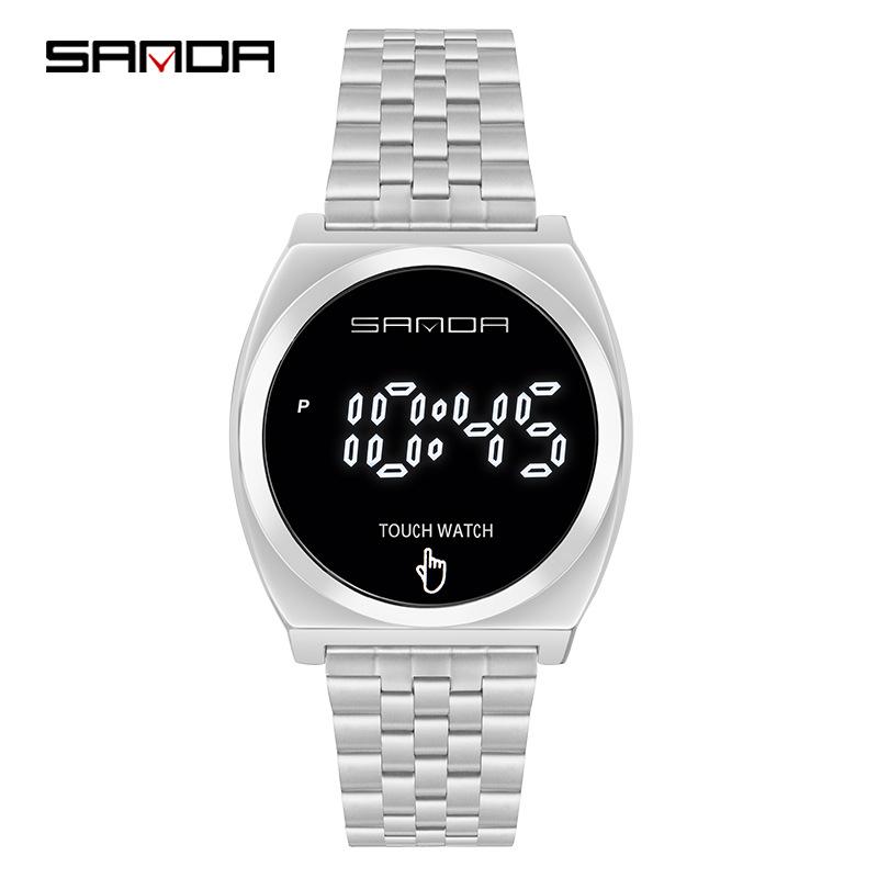 Sanda Unisex Digital Sport Watch: Simple, Stylish Single-Touch Design for Students