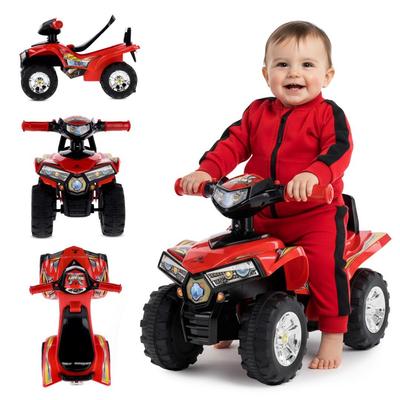 Ride-on Toy for a Child for Their First Birthday Red Quad Bike