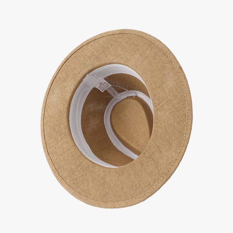Natürlicher Panama Strohhut Breiter Rand UV-Schutz Kappe Unisex Damen Herren Mode Sommer Freizeit Trendig Strand Sonne Jazzhut