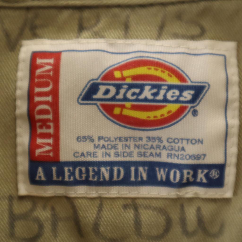Dickies Chemise de travail à manches courtes M beige Homme Occasion