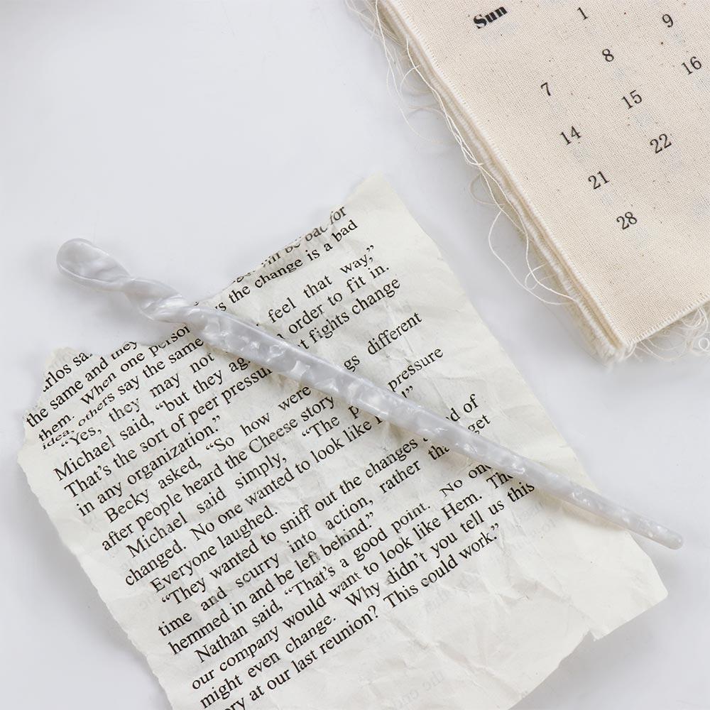 1PC Temperament Vintage Korea Acetate Hairpins Hair Sticks Disk Hair Hair Accessories