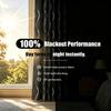All-Season Curtain Soft Comfortable Dustproof Removable Universal Popular Curtain Blackout Curtain with Gold Foil Wave Pattern, High Precision Drapes