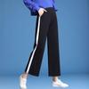 Women's Loose High-Waisted Wide-Leg Casual Pants - Spring To Winter, Plus Size Slimming, Straight-Leg Sportswear