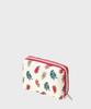 Flower print pouch
