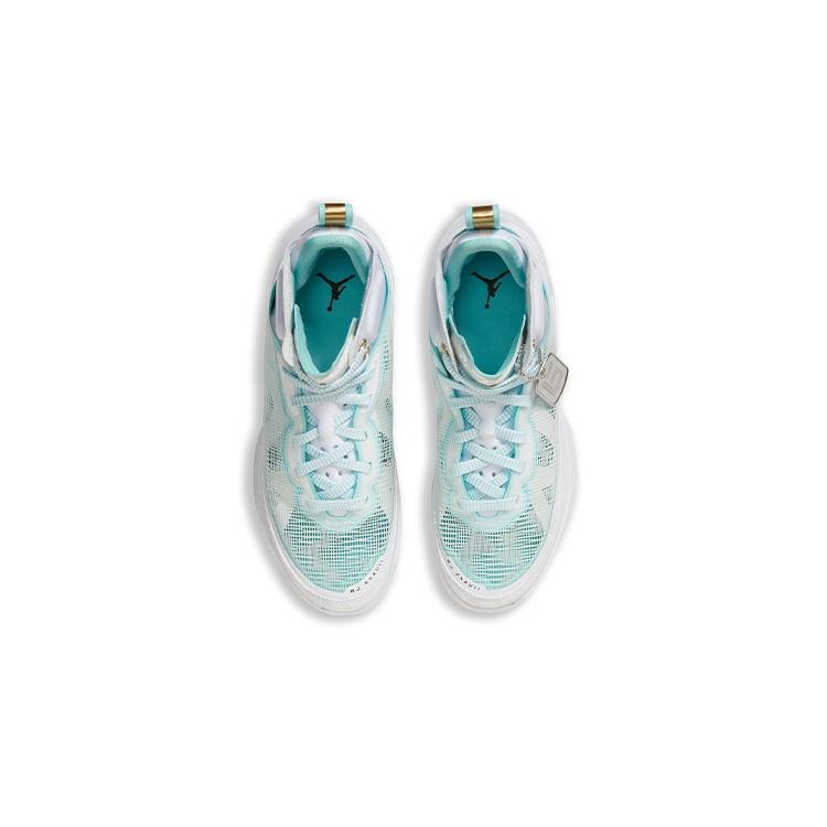 (GS) Air Jordan 37 x Guo Ailun 'White Island Green' Kids' DX3381-173