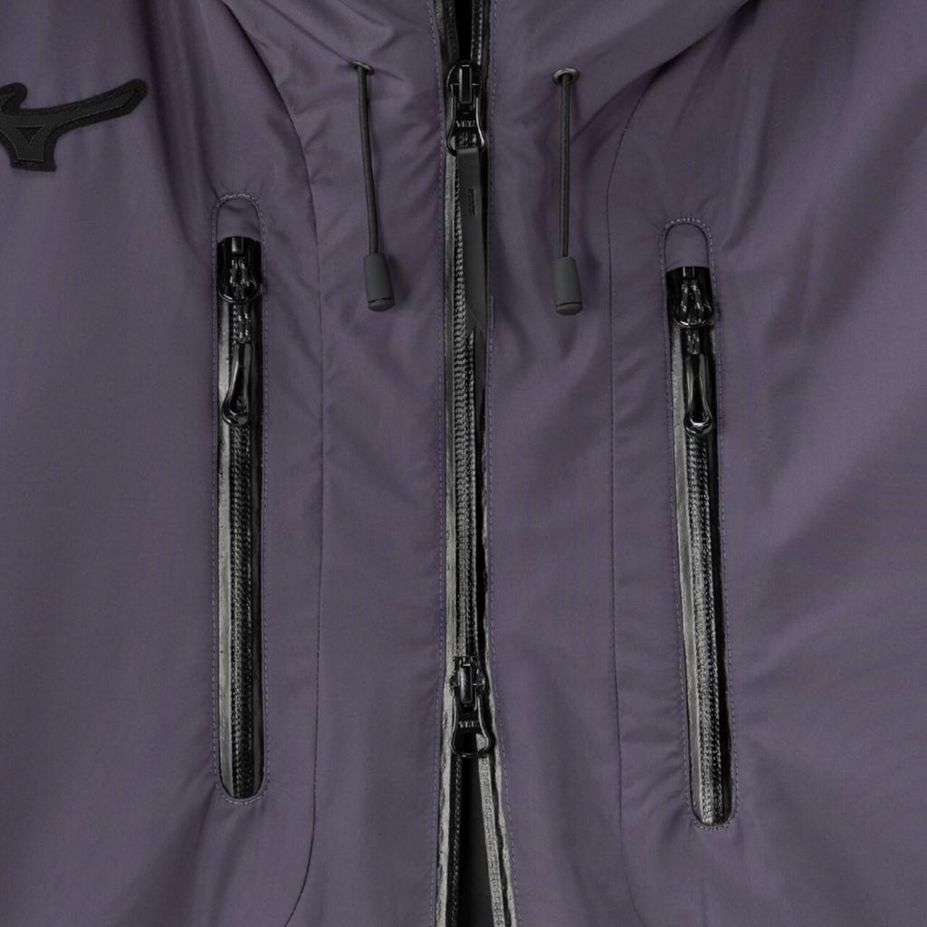 Mizuno Techfil Breath Thermocoat Training Odyssey Gray Wear, Heat-Generating Material, Water-Repellent, 32MEC552,