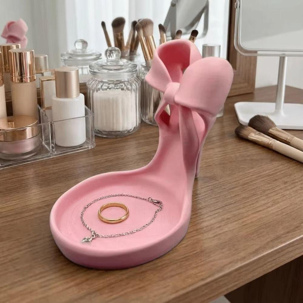 3D Printed High Heel Jewelry Tray Mini Necklace Display Plates Portable Jewelry Display Tray