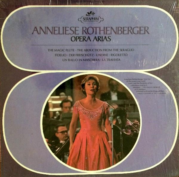

LP Record ANNELIESE ROTHENBERGER Opera Arias S60092 SERPHIM 1969 US Classical Used