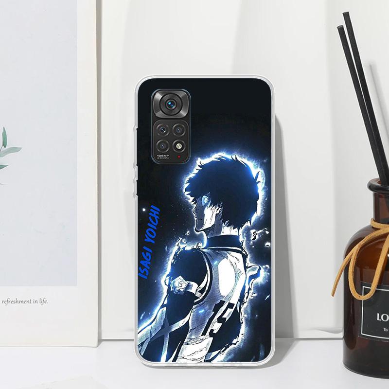 Blue Lock Isagi Yoichi Phone Case For Xiaomi Redmi Note 15 13 14S 14 Pro Plus 12S 11S 10S 12 11E 10 11T Art Fundas Back Cover Re
