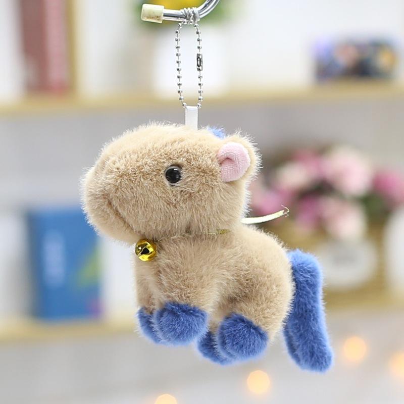 Urocza Lalka Kucyka Bell Prezent dla Dzieci Mała Zawieszka Lalka Urocza Para Akcesoria do Plecaka Lalka Przedszkolna