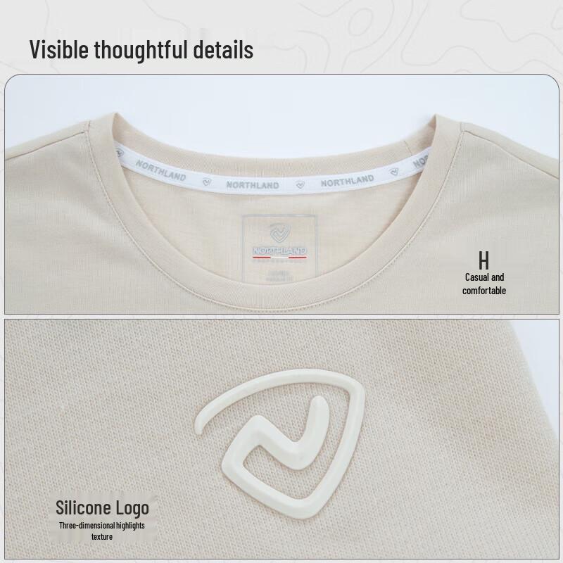 Nuoshilan Women's Round Neck Short Sleeve T-Shirt