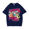Streetwear Loose Tshrit I Support Womens Sports Adult Humor TShirt Retro Style Pure Cotton Summer Y2K Short Sleeve Unisex Tee