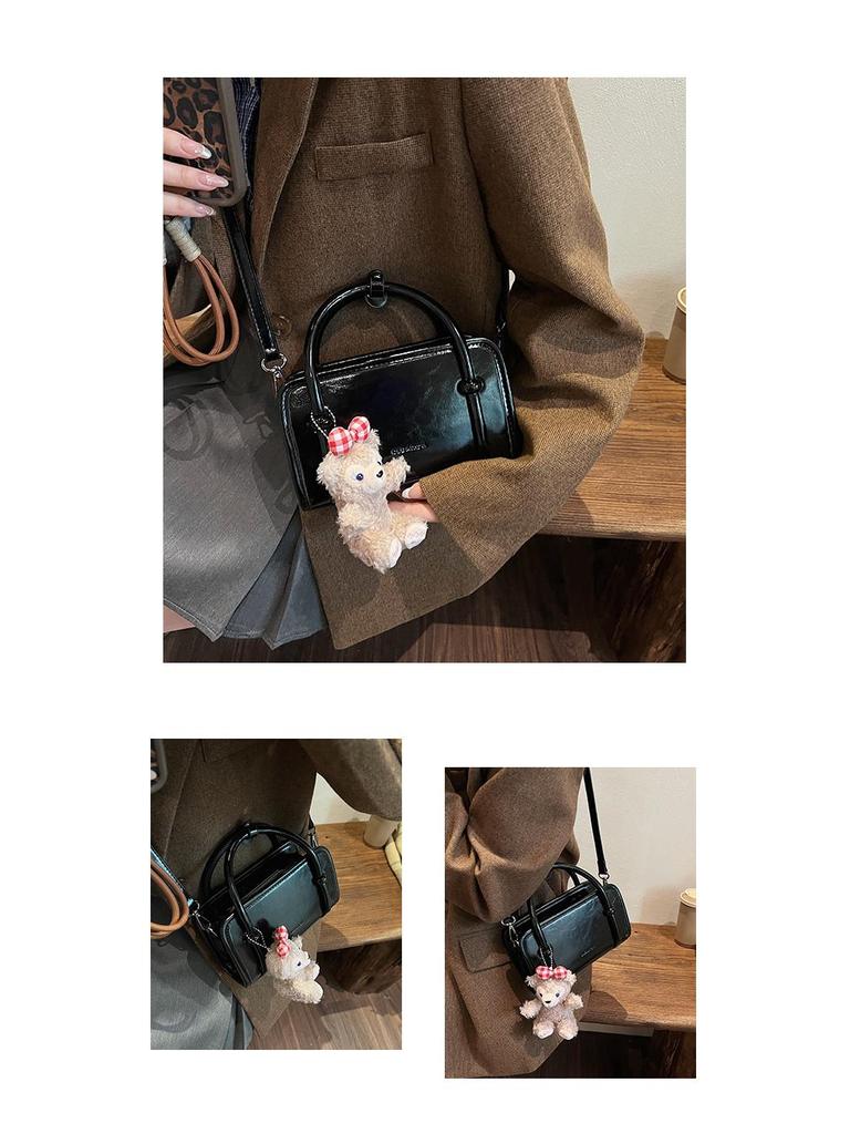 High-Grade Boston Contrast 2025 Women's Versatile Fashion Handbag: Stylish Pillow Shoulder & Crossbody Bag