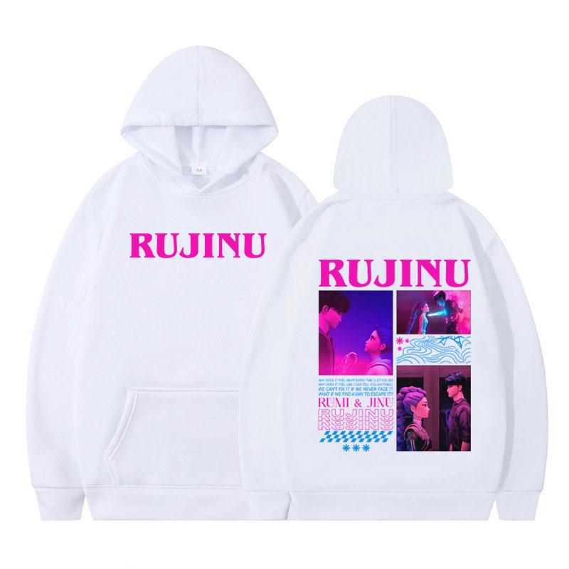 KPop Demon Hunters Huntrix Saja Boys Rujinu Aestheticshoodie Men Women Fashion Pullover Long Sleeves Loose Casual Sweatshirt Top