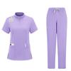 Surgical Uniforms Woman Nursing Sets Pocket Top Straight Pants Medical Nurse Uniform Scrubs Clinical Beauty Salon Hospital Suits