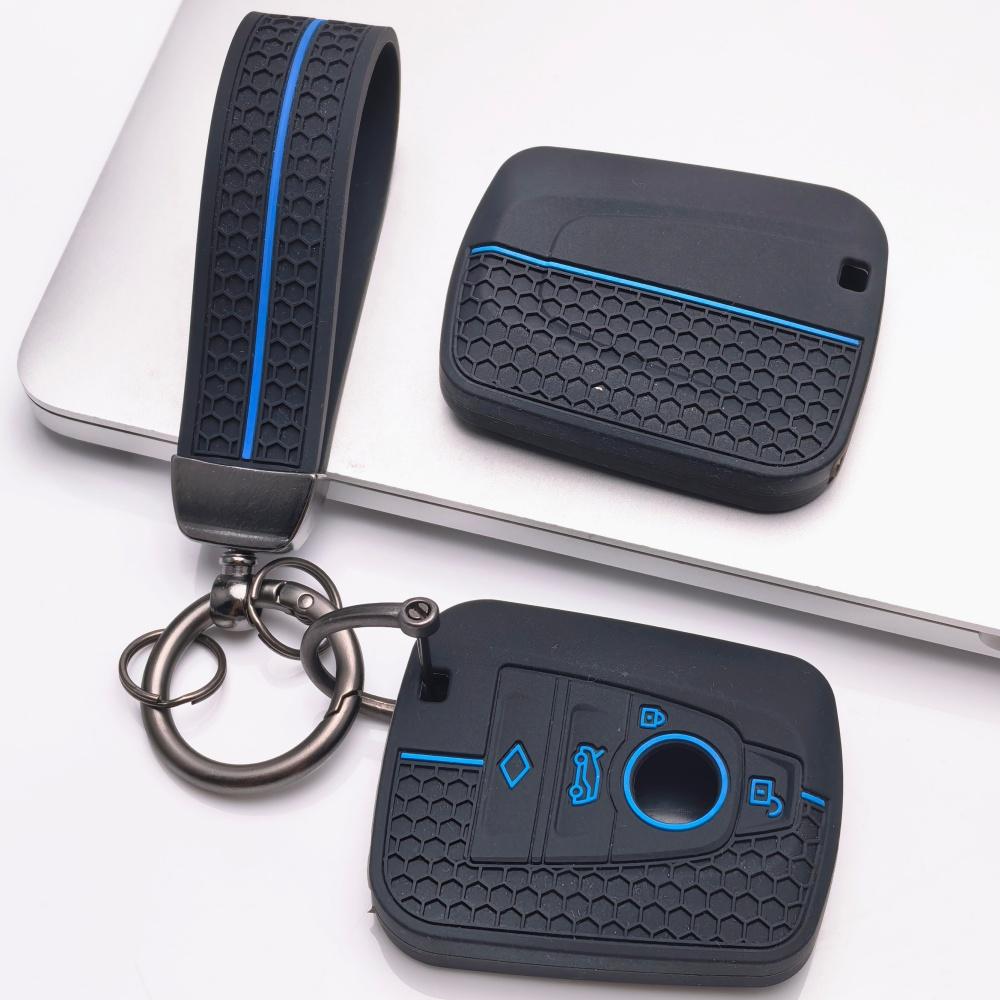 Copri Telecomando per BMW i3 i8 con Portachiavi Anti-Graffio Antiurto Guscio Protettivo Supporto Struttura Antiurto Texture Morbida Presa Facile Installazione Design