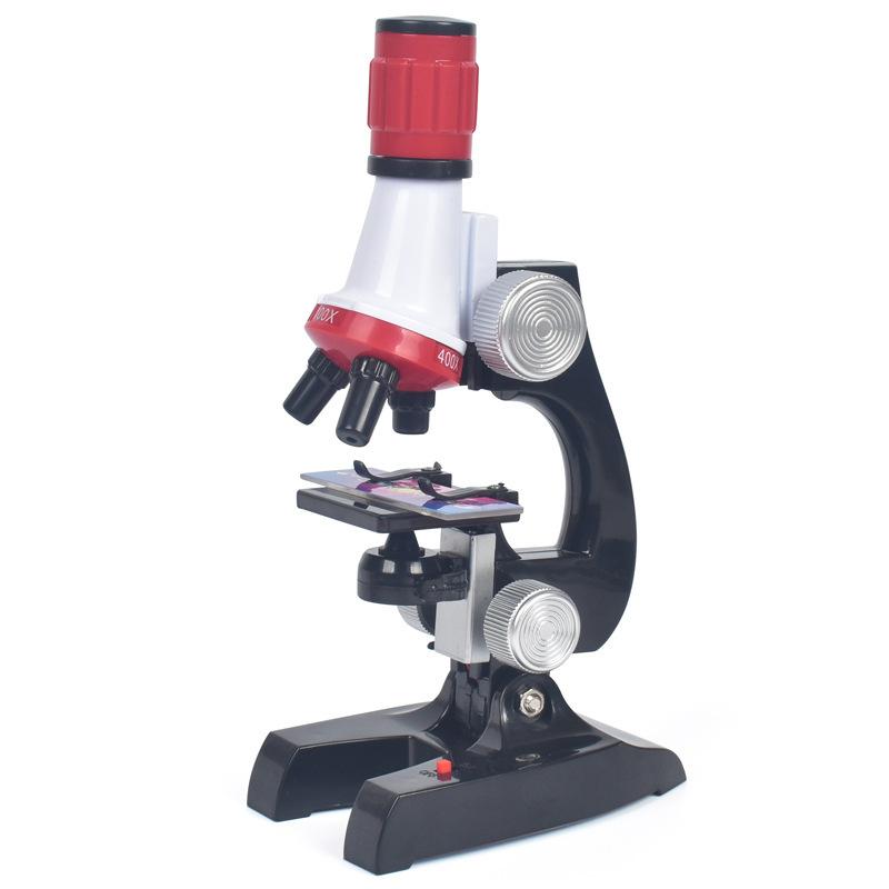Children Microscope Biology Lab Led School Science Experiment Kit Education Scientific Toys Gifts for Kids Scientist