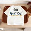 Summer children's clothing printed cartoon short sleeved top