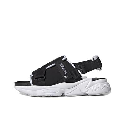 Originals Ozweego Series Sandal Velcro Casual Beach Sandals Unisex Sandals Black White GZ8410