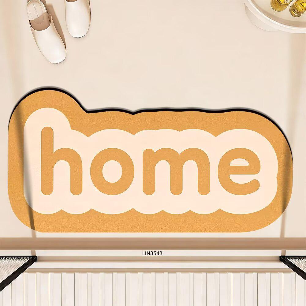 Creative Non-Slip Quick-Dry Diatom Mud Bathroom Floor Mat 40×60 cm Diatom Mud
