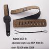 PU Leather Guitar Strap: Acoustic, Electric & Classical - No-Hole, Widened Shoulder Design
