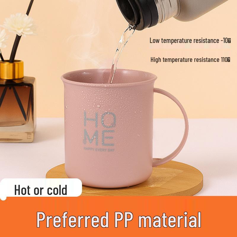 Extra Large Food-Grade PP Mouthwash Cup for Students and Couples - Thickened Wash & Toothbrush Cup