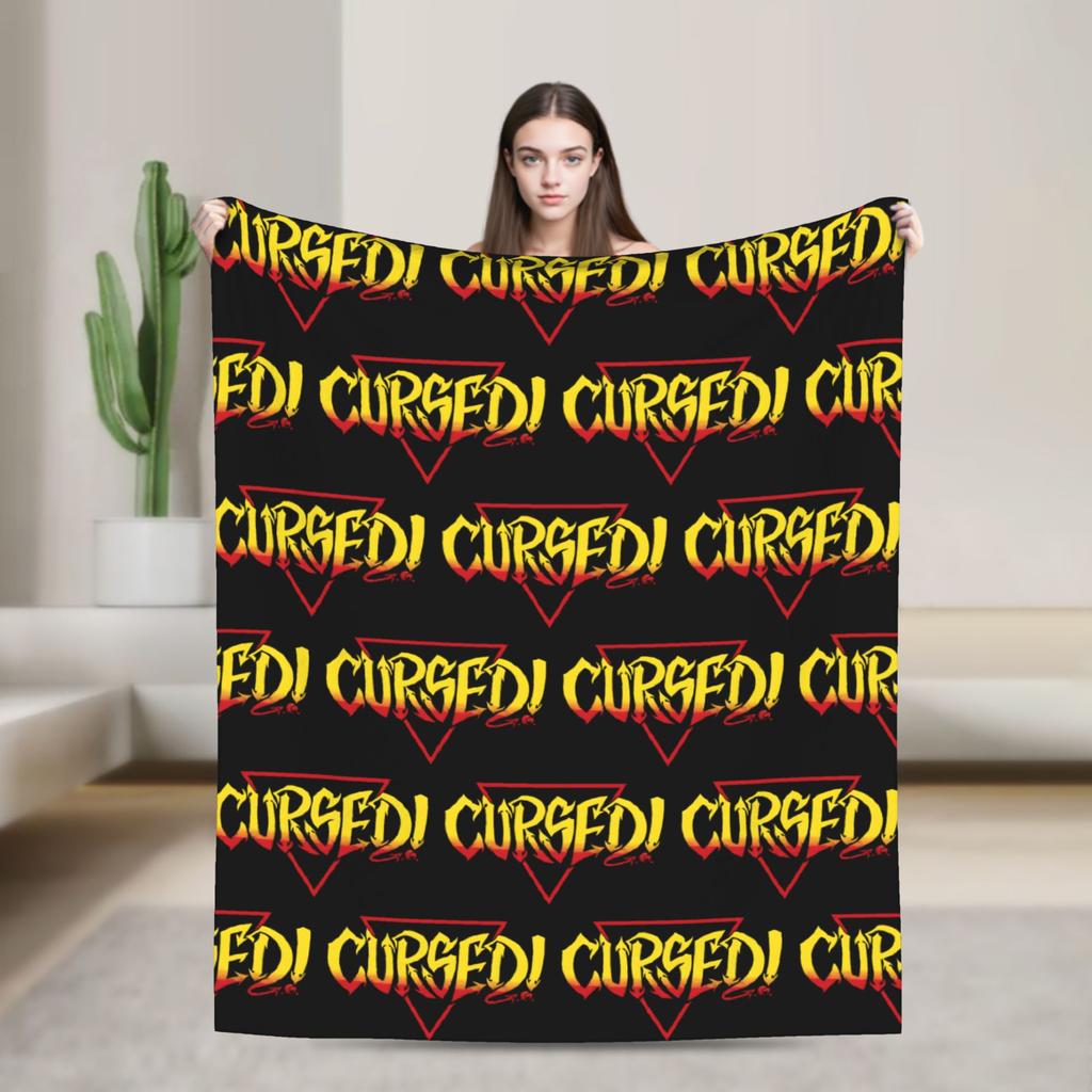 Danhausen Very Nice Very Evil Blanket Flannel Autumn  Multifunction Lightweight Throw Blanket for Bedding Bedroom Rug Piece