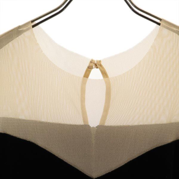 Unused FOXEY Made In Japan Balloon No Sleeve Velour Noir Balloon One Piece Women Used