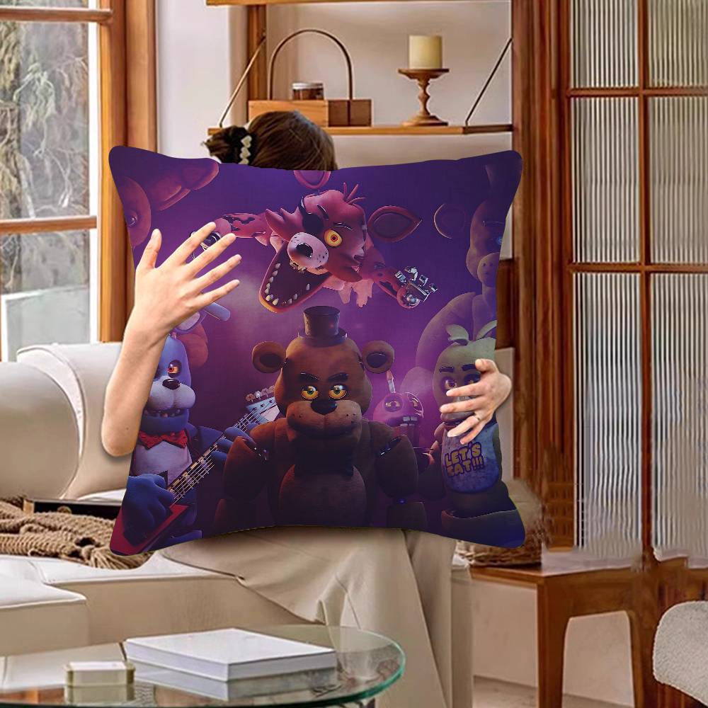 Five N-Nights At F-Freddys Fashion Maple Design Cushion Cover Happy Autumn Harvest Decor Holiday Decorati Pillow Cover