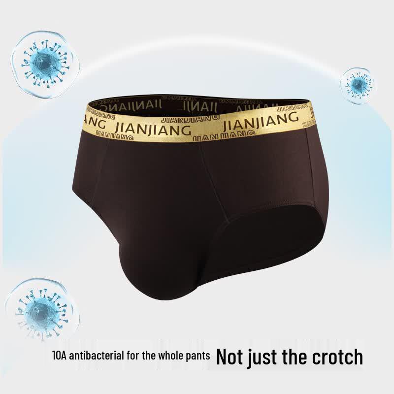 Jianjiang Men's 7A Antibacterial Modal Briefs (3-Pack)
