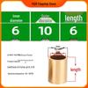 Self-Lubricating Oil-Impregnated Copper Bearing Bushing, Inner Guide 3-5, 6-8, 10-14, 15-32
