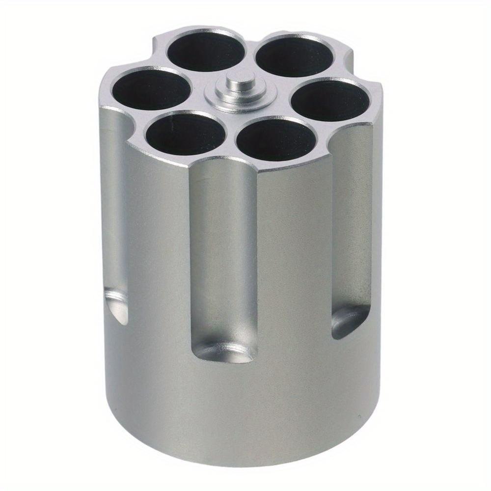 Soccer Pen Holder Creative Gun Cylinder Shaped Multifunctional Metal Storage Box Portable Pencil Stand Painting Brush Pen Hole