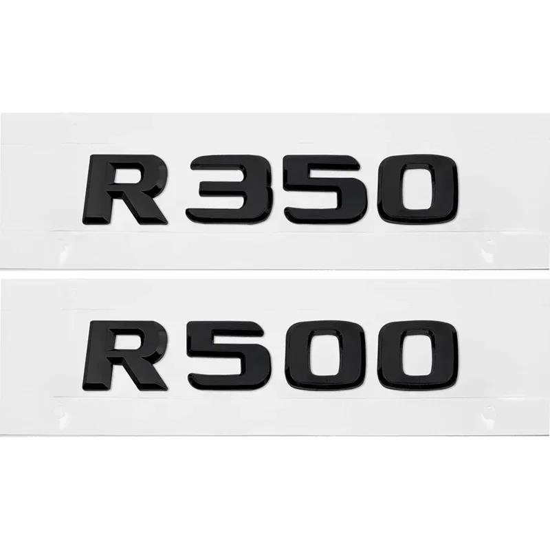 ABS Auto Heckaufkleber Alphabet Kofferraum Emblem Aufkleber Exterieur für Mercedes Benz R63 R300 R320 R350 R500 R-Klasse 3D Emblem Zubehör