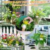 4pcs Realistic Frog Terracotta Watering Spikes 100ml Self-Watering Terra Cotta Plant Spikes for 2-3 Days Secret Garden Guardians Gift for Plant Lovers