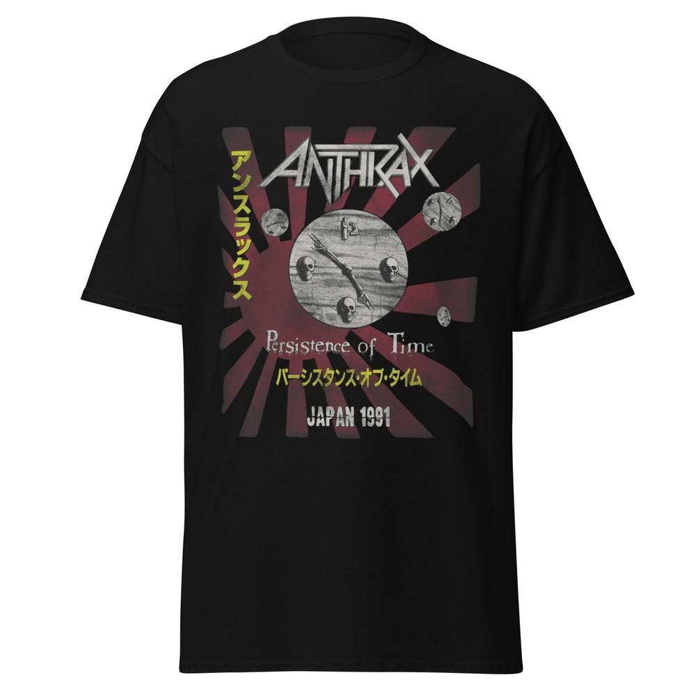 Stakes AnthraxJapan 91 Tour Jumbo Print T-Shirt T-Shirt Blk New Unisex T-Shirt M